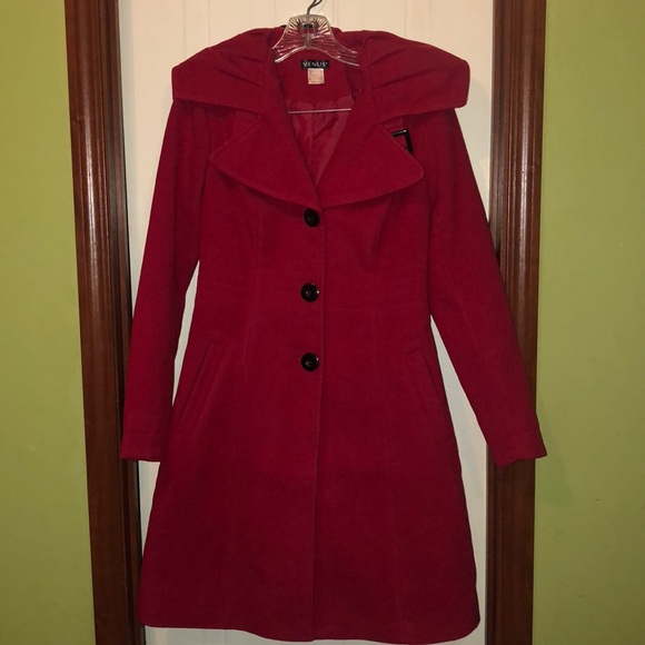 Coats | Red Venus Coat | Poshmark